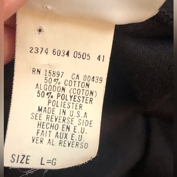 Vintage Bobbie Brooks Black Turtleneck Size Large - Picture 6 of 6